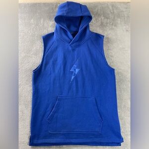 Bruce Bolt Sleeveless Hoodie Royal Blue Men’s XL